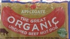 Applegate, the great organic uncured beef hot dog - Product