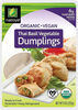 Organic thai basil vegetable dumplings - Product