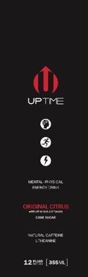 Calories in Uptime Original Mental Physical Energy Drink Supplement