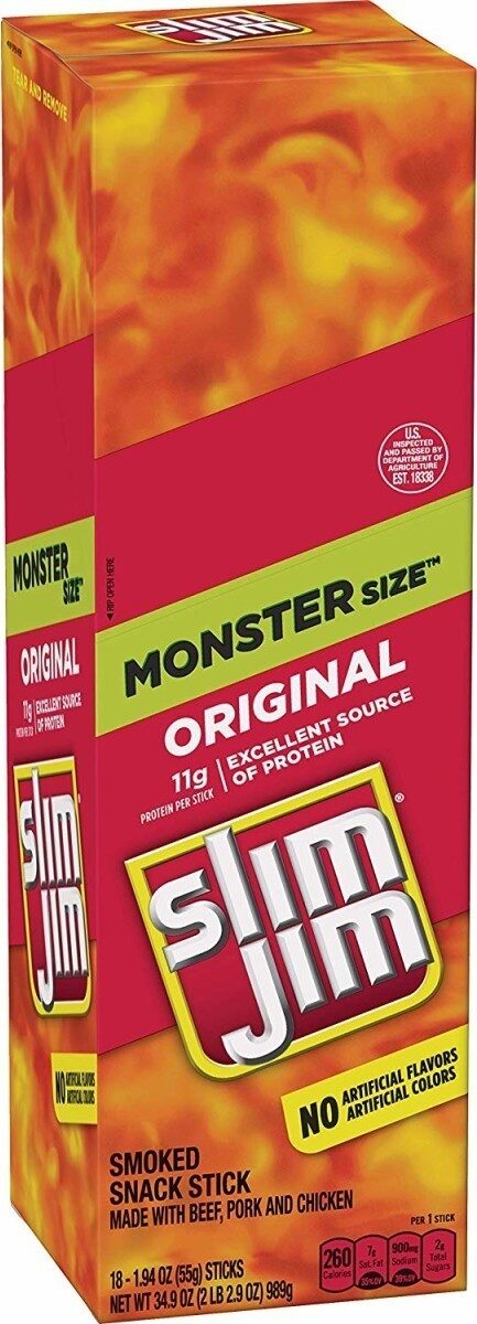 Monster size meat sticks - Product