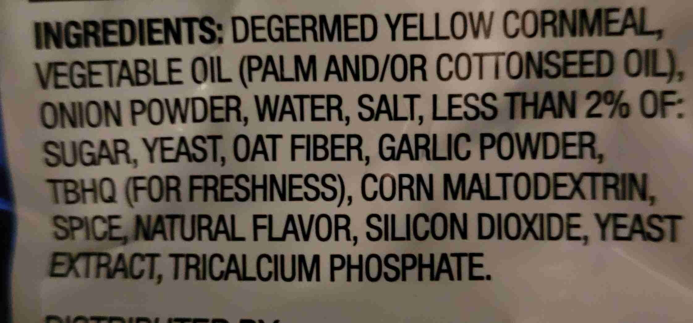 Onion rings - Ingredients