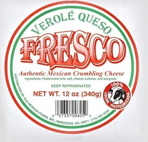 Authentic Mexican Crumbling Cheese - Product
