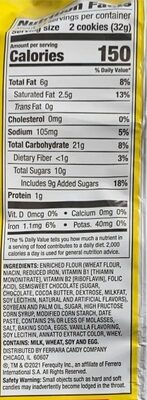 Keebler chips deluxe - Nutrition facts