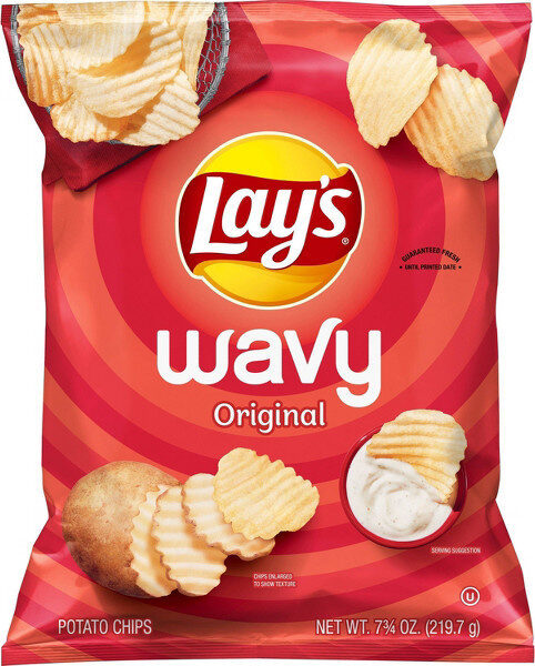 Wavy potato chips - Product - en
