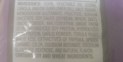 Doritos Madium - Ingredients