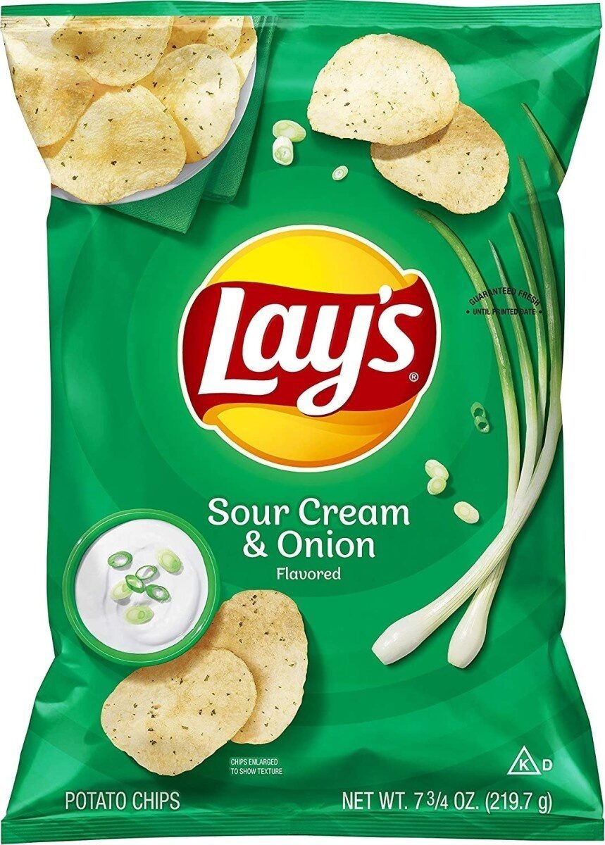 Lay’s Sour Cream and Onion Chips - Product - en