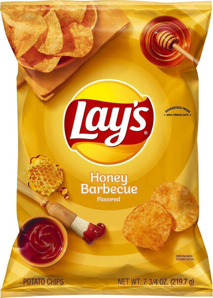 Honey barbecue Potato chips - Product - en