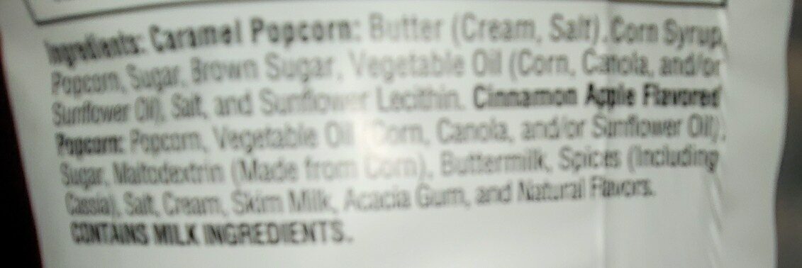 Caramel & Cinnamon Apple Mix - Ingredients