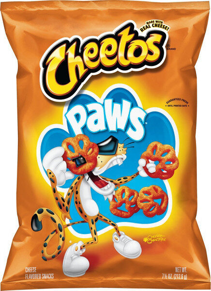 Paws cheese flavored snacks - Product