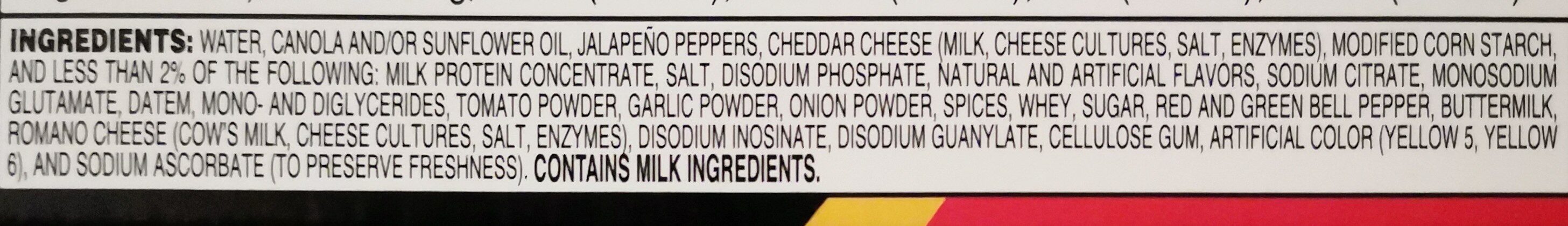 Doritos dip - Ingredients