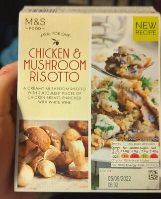 Chicken & Mushroom Risotto - Producto - fr