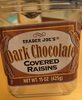 Dark chocolate covered raisins - Product