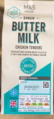 Butter milk chicken tenders - Product - en