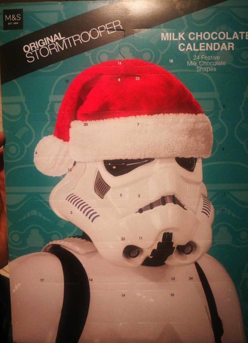 Original Stormtrooper Milk Chocolate Calendar - Táirge - fr