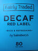 Fairly Traded Decaf Red Label - Product
