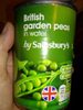 British garden peas in water - Produit
