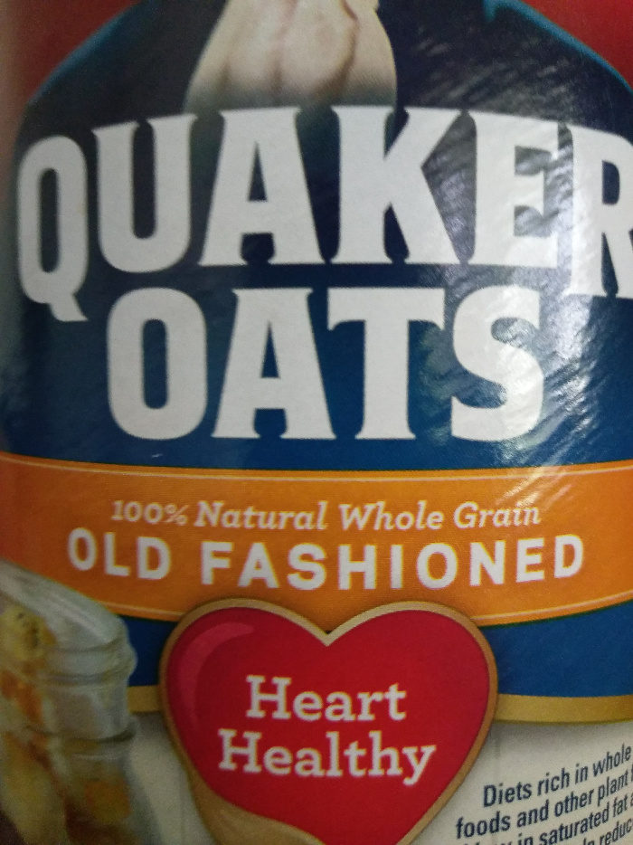 Quaker Oats Old Fashioned Oatmeal 18 Ounce Paper Cannister - Producto - en
