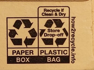 Original Life Cereal - Recycling instructions and/or packaging information