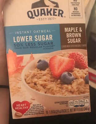 Lower Sugar Maple & Brown Sugar Instant Oatmeal - 1
