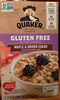Gluten free maple & brown sugar instant oatmeal - Produit