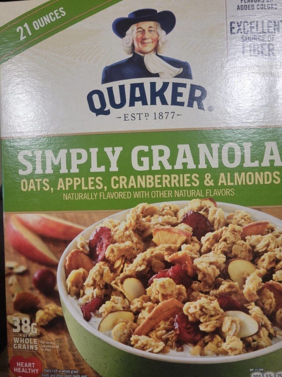 Simply Granola Oars, Apples, Cranberries and Almonds - Product