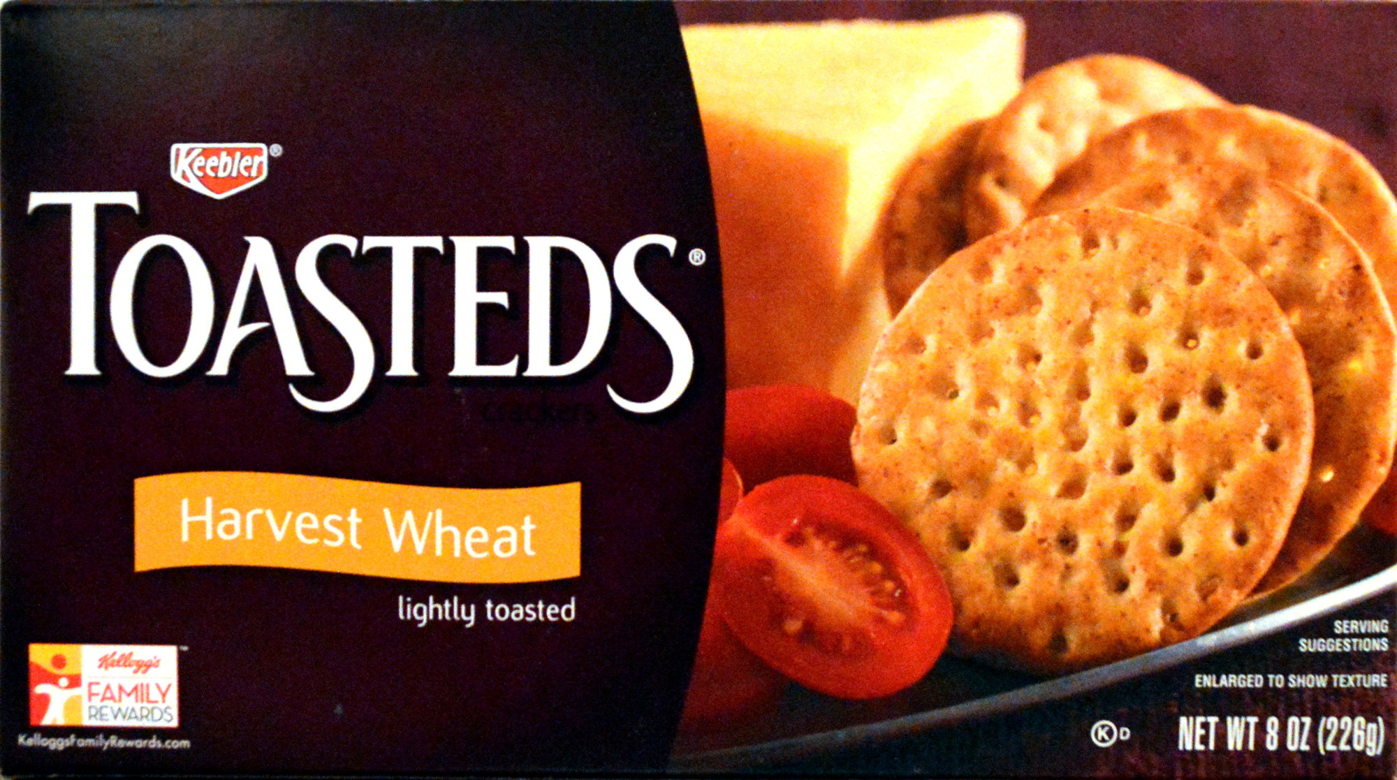 Lightly toasted crackers - Product