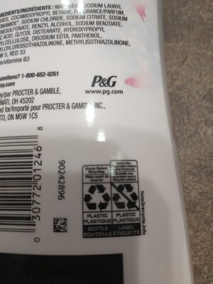 Olay Fresh outlast - Recycling instructions and/or packaging information