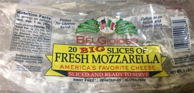 Fresh Mozzarella - Big Slices - Product