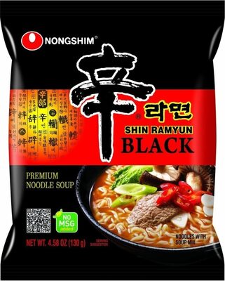 Shin ramyun black packs with beef bone broth - Product