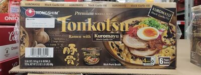 Tonkotsu Ramen with Kuromayu Black Garlic Oil - Product