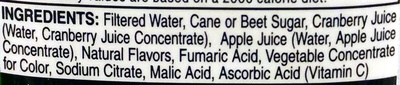 Cran-apple juice - Ingredients