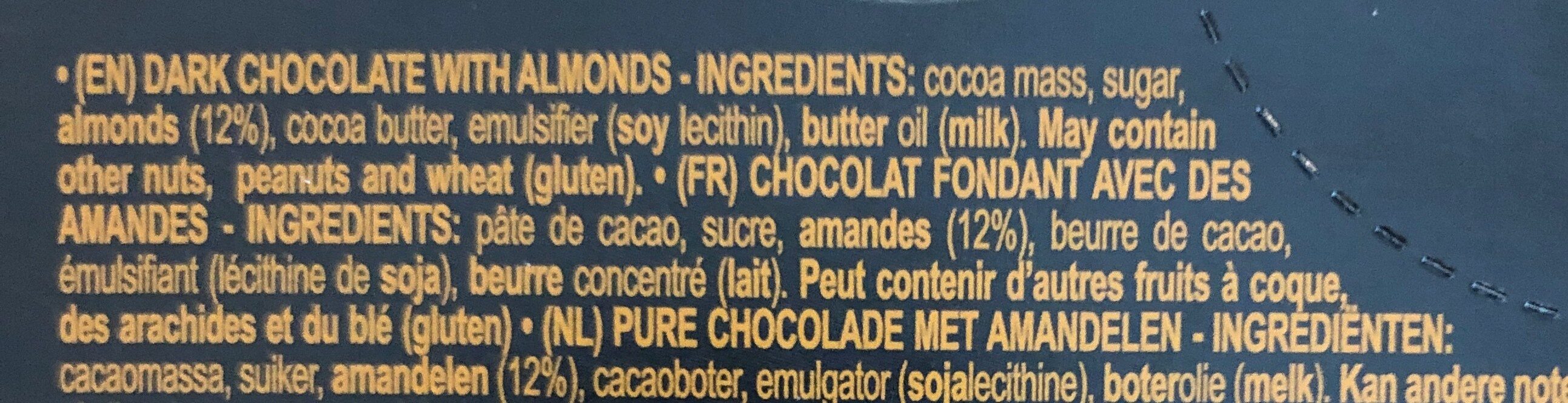 Dark Chocolate Almond - Ingrédients