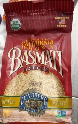 Organic California Brown Basmati Rice - Produkt - en