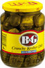 B g crunchy kosher dill gherkins - Product