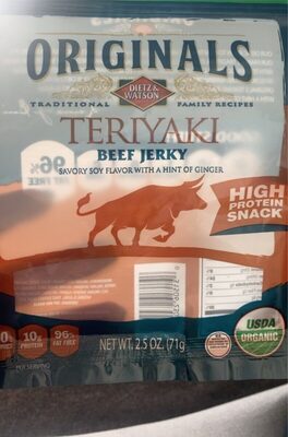 Teriyaki beef jerky - Produit - en