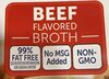 Beef flavored broth - Produit