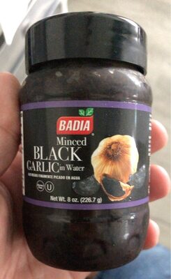 Minced Black Garlic in Water - Product