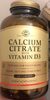 Calcium citrate with vitamin D3 - Producto