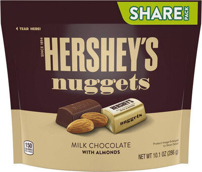 Nuggets milk chocolate with almonds - Producto - en