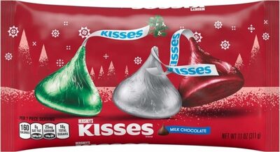 Calories in  Holiday Hershey S Kisses Milk Chocolate