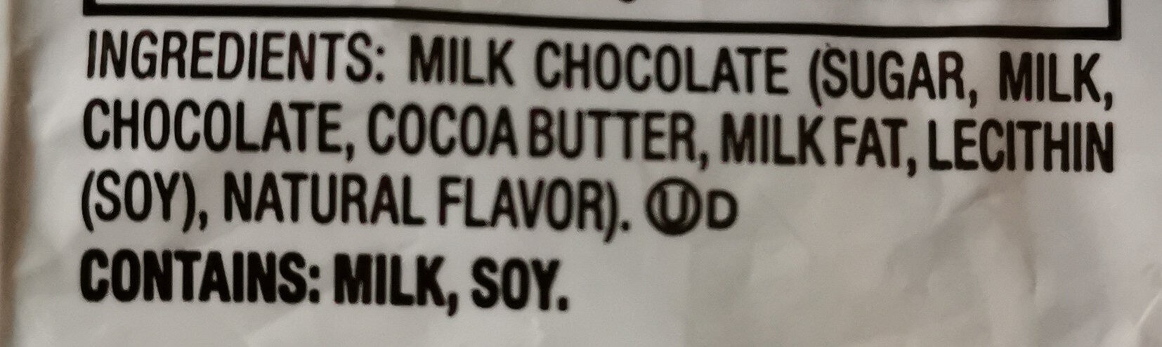 Milk chocolate kisses - Ingrediënten - en