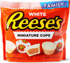 Peanut butter enrobed in white creme miniature cups - Product