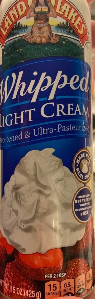 Whipped Light Cream - Product