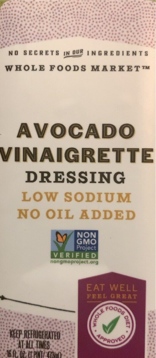 Avocado Vinaigrette Dressing - Product