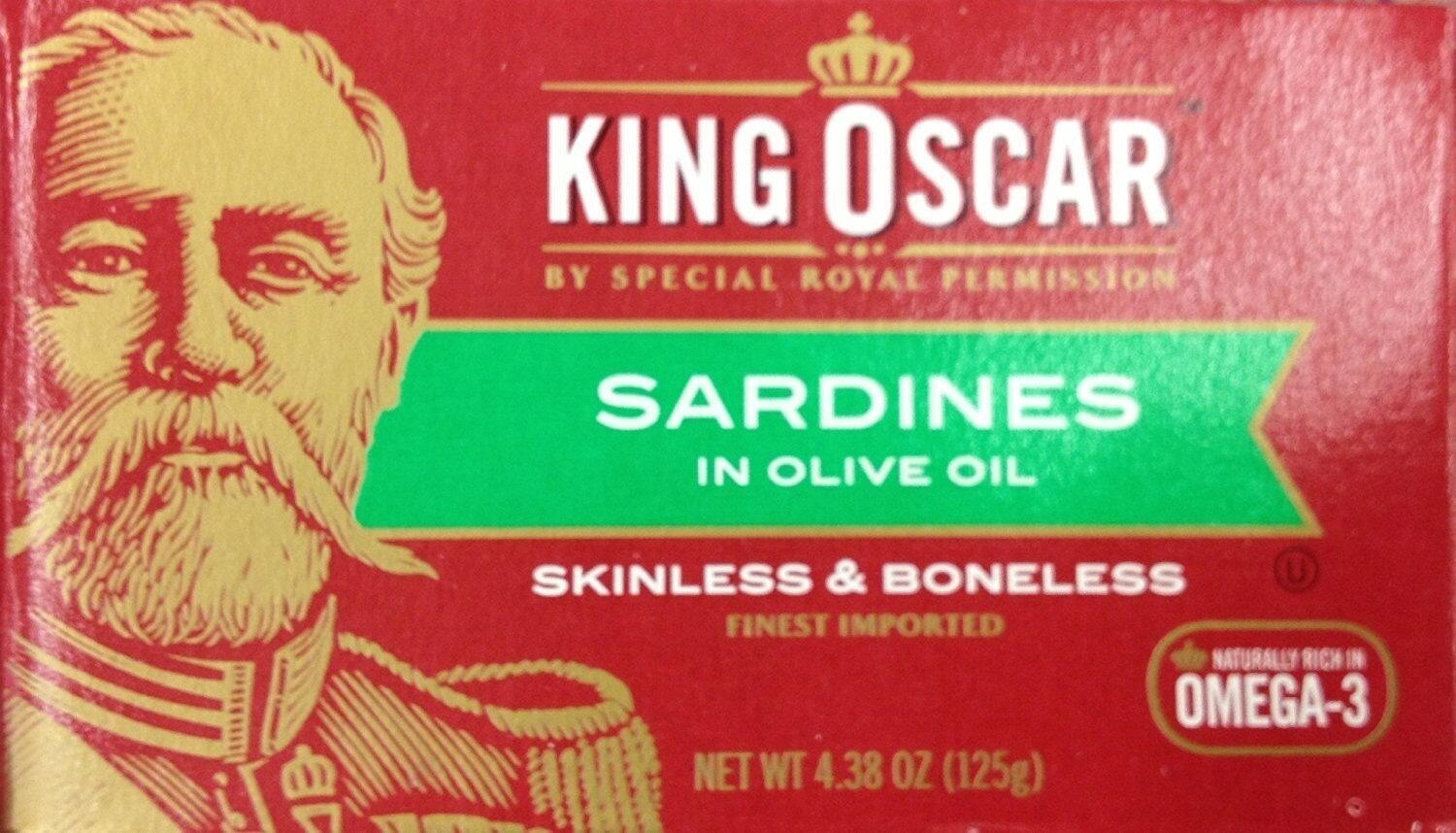 Skinless boneless sardines in olive oil - Product