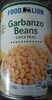 Garbanzo Beans Chickpeas - Product