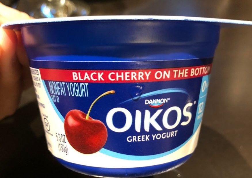 Off-the-charts cherry pie flavor not-so-traditional blended greek yogurt - Product