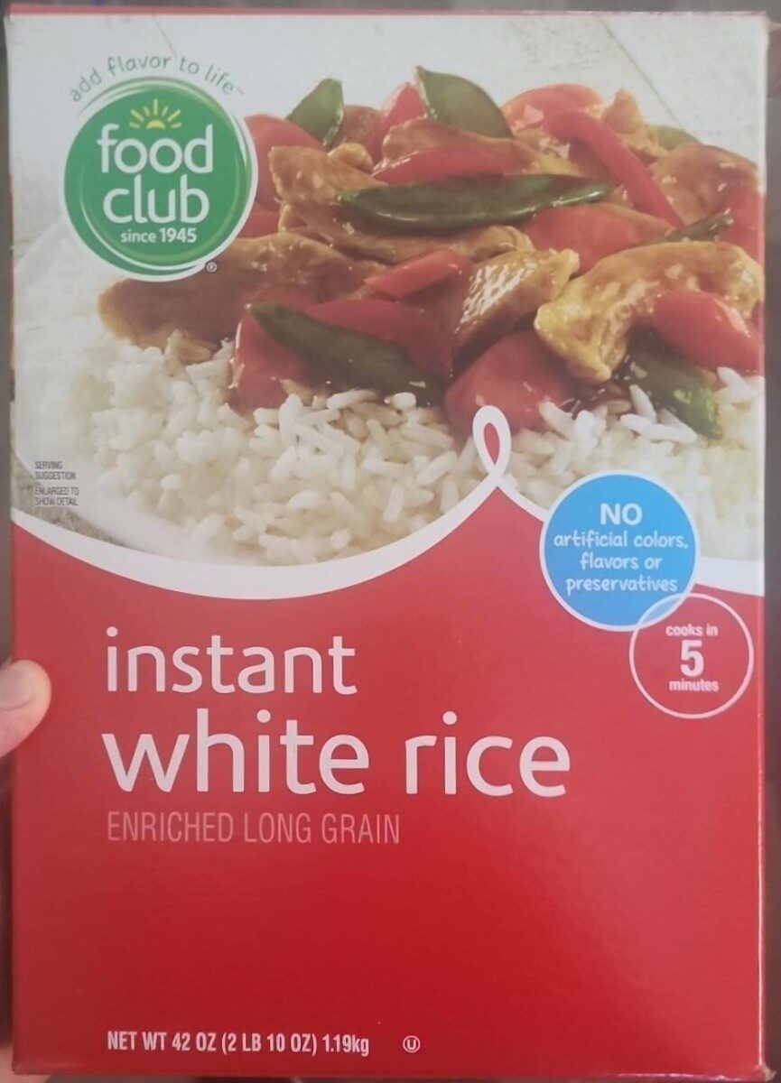 Instant white rice - Product - en