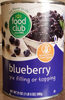 Blueberry pie filling or topping, blueberry - Product