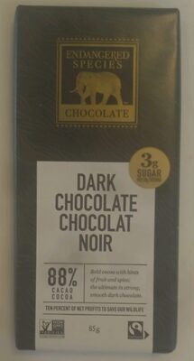 88% Cacao Dark Chocolate - Produit - en